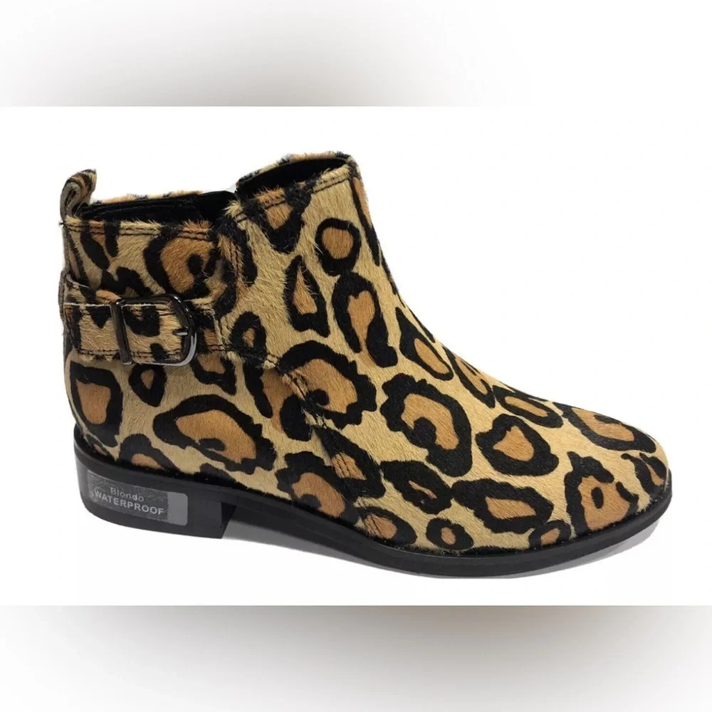 Blondo Women’s Tami Leopard Print Boot Size 6 M